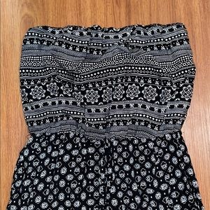 Xhilaration Ankle Strapless Jumpsuit